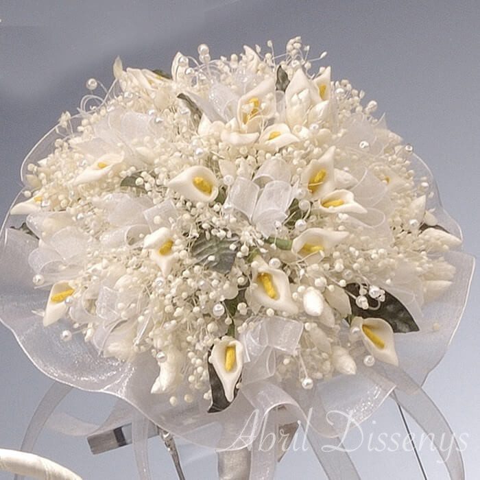 Bouquet damita flor preservada y calas Abril Dissenys tu tienda