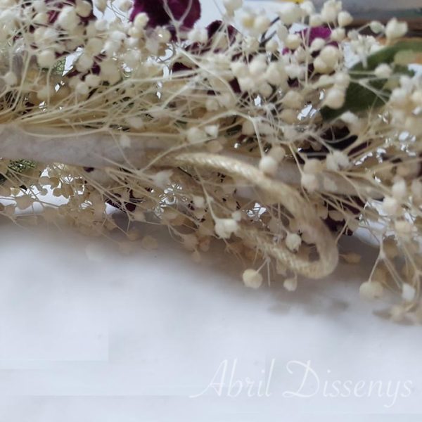 Corona Flores Edelweiss - Imagen 3