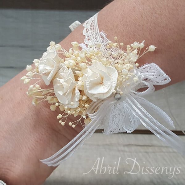 Pulsera Flor Seca y Tres Claveles - Imagen 2