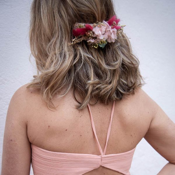 Tocado Flor Preservada Ellen