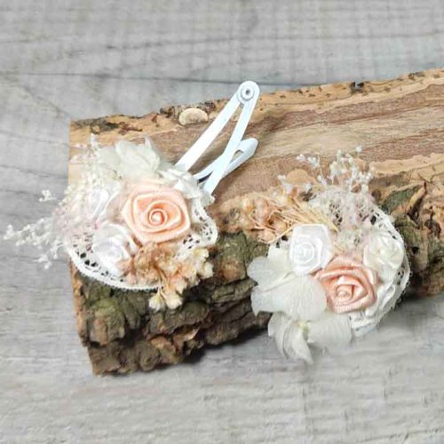 Clips con Flor para la Bebé. Escoge el modelo que más te guste, son todos al mismo precio