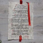 Pergamino Escrito a Mano