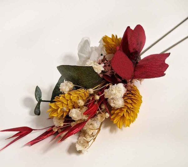 3 Horquillas Flor Diana