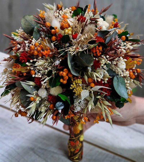 Set Floral Novia Otoñal - Imagen 4