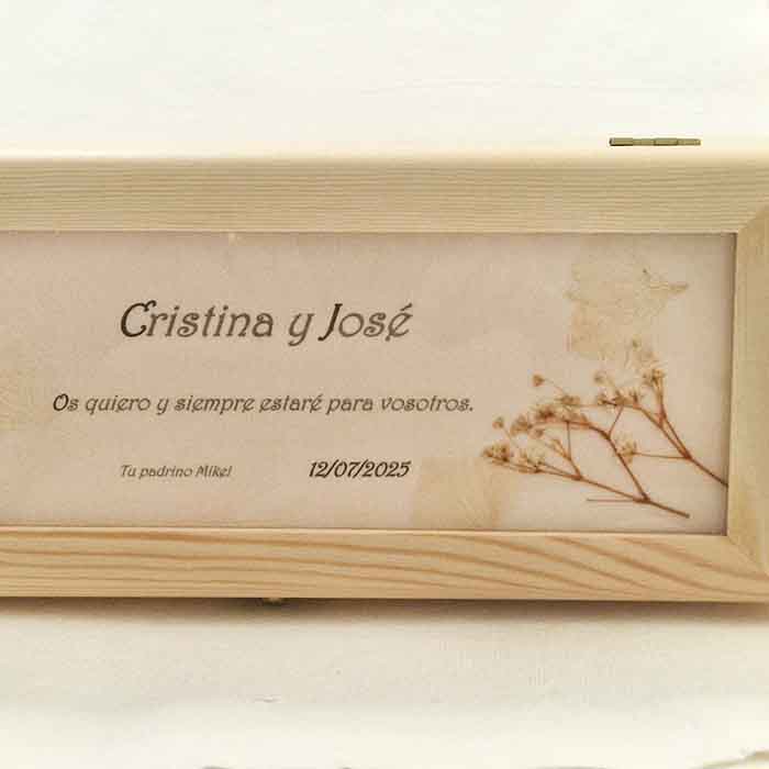 Caja Personalizada Marco y Flores - Imagen 6