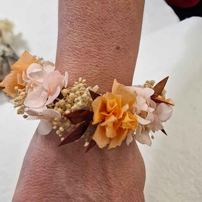Brazalete de Flores Secas y Preservadas - Imagen 5
