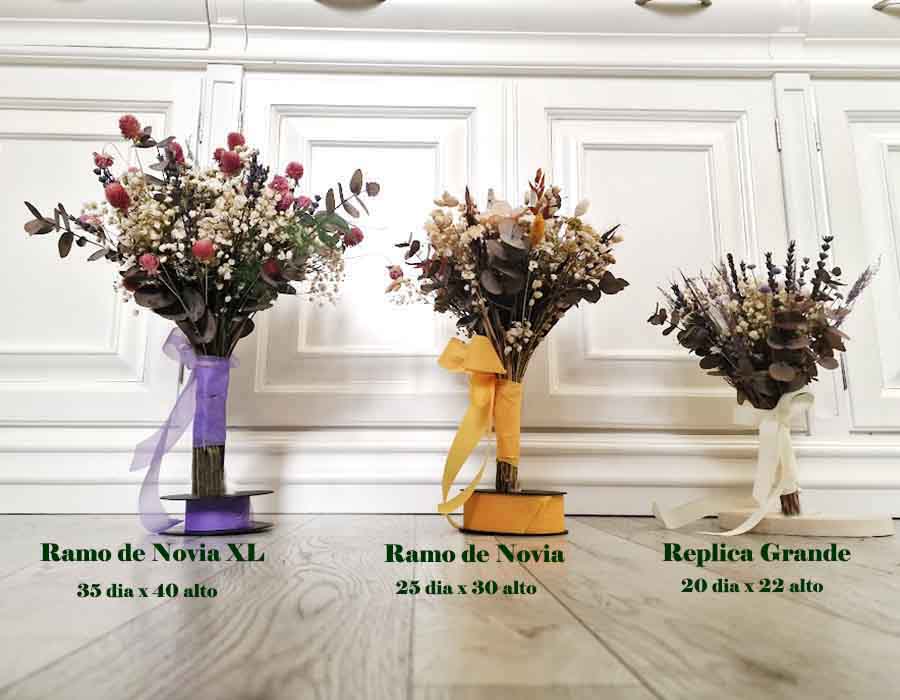 Tamaños de los Ramos de Flores