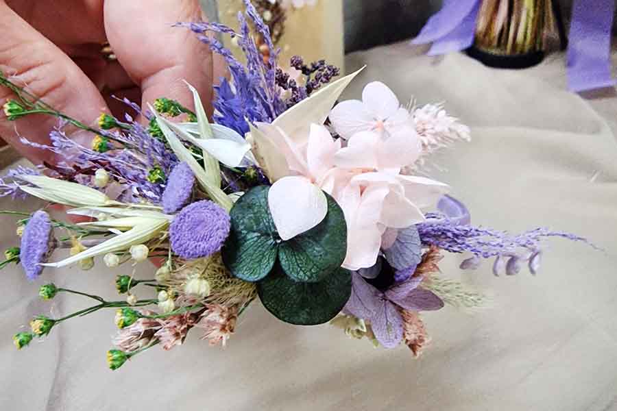 Cintura de Flores Lilas - Imagen 2