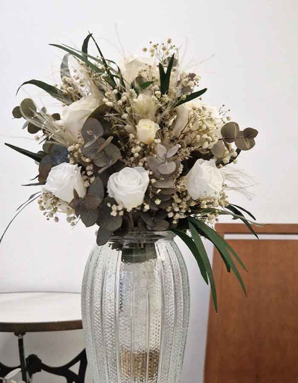 18 Rosas Ramo de Novia Anna - Imagen 3