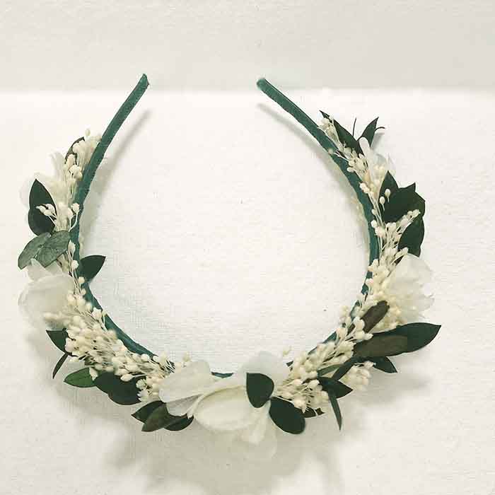 Diadema de Flores para Ceremonias Dámaris - Imagen 5
