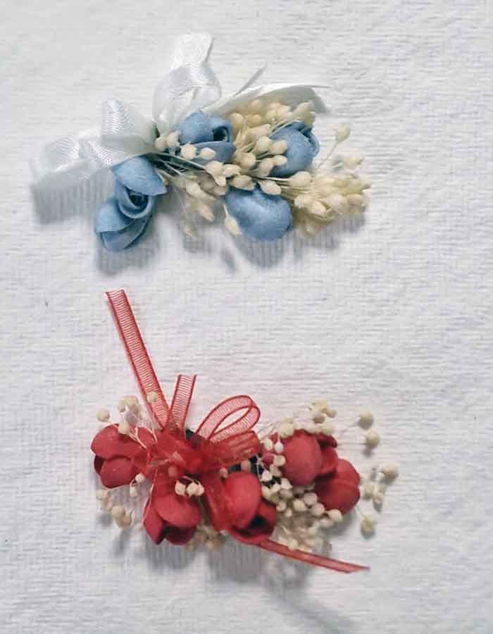 Apliques para Vestidos con Paniculata y Tulipanes