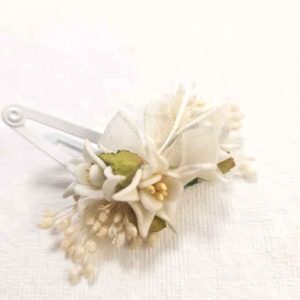 Clip Flor para el Pelo Bebé Edelweiss