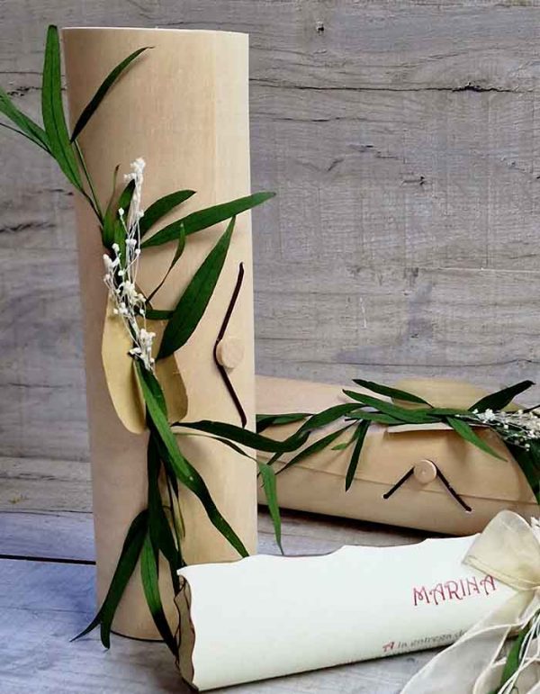 Caja de Madera para Pergaminos o Regalos - Imagen 5