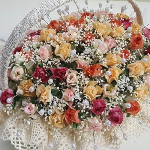 Cesta para los Alfileres de Boda